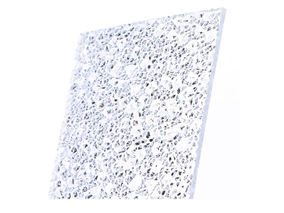 Feuille en relief en polycarbonate