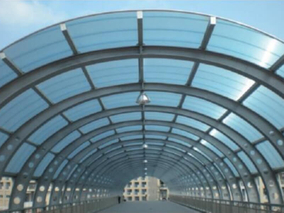 Feuille de polycarbonate de surface métallique