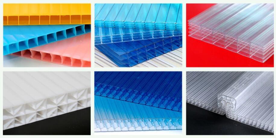 Feuille creuse en polycarbonate