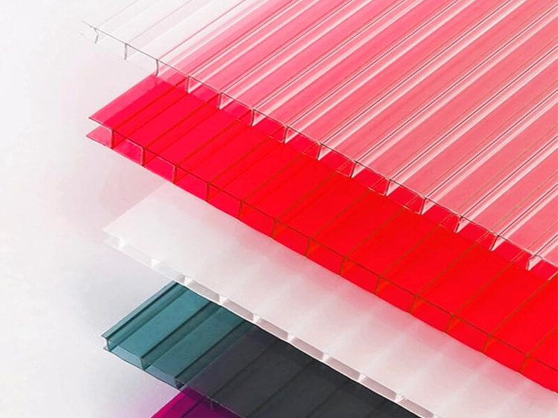 Feuille creuse en polycarbonate