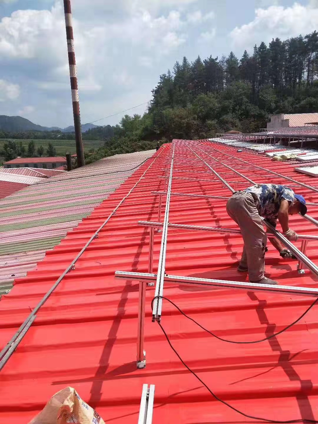 Tape auto-adhésive imperméable en caoutchouc anti-choque laminé PVDF / ASA