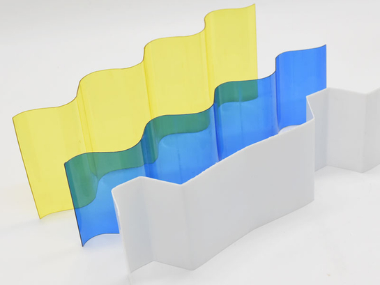 Feuille ondulée en polycarbonate